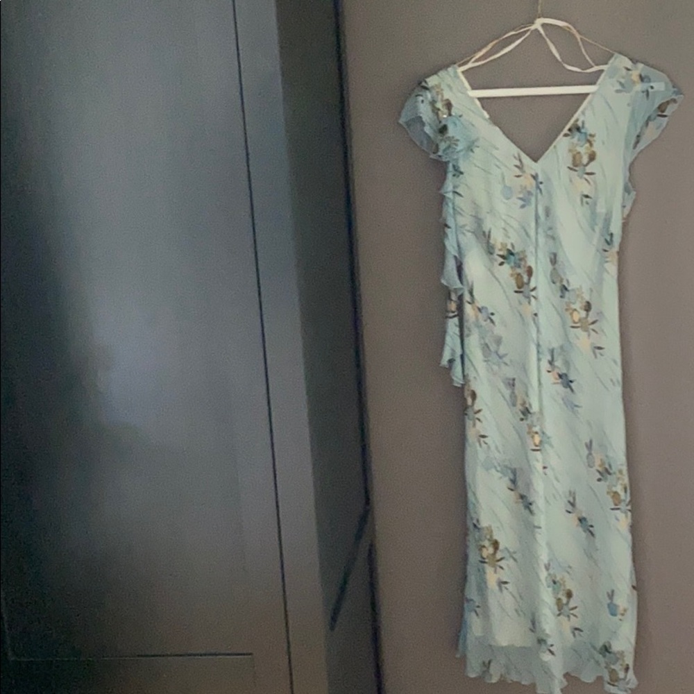 Blue long dress